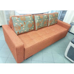 Sofa - lova JNR VN10-1 Lawa 13 + Lawa 13/Morkinės gėlės 